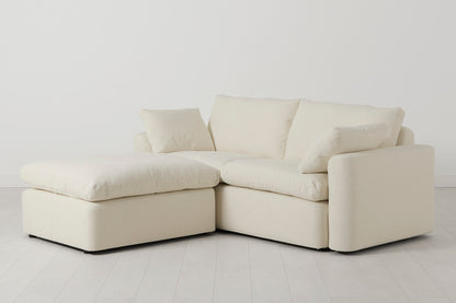 Model 13 2-Seater Left Chaise Sofa, Ivory