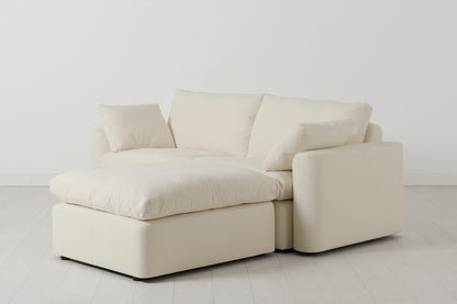 Model 13 2-Seater Right Chaise Sofa, Ivory