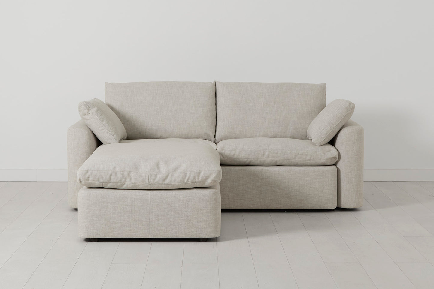 Model 13 2-Seater Left Chaise Sofa, Parchment