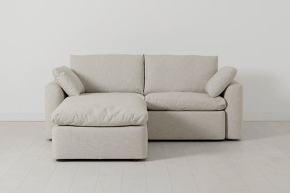 Model 13 2-Seater Left Chaise Sofa, Parchment