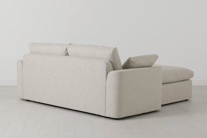 Model 13 2-Seater Right Chaise Sofa, Parchment