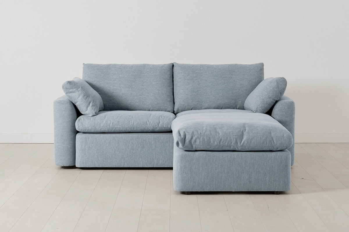 Model 13 Ottoman, Seaglass