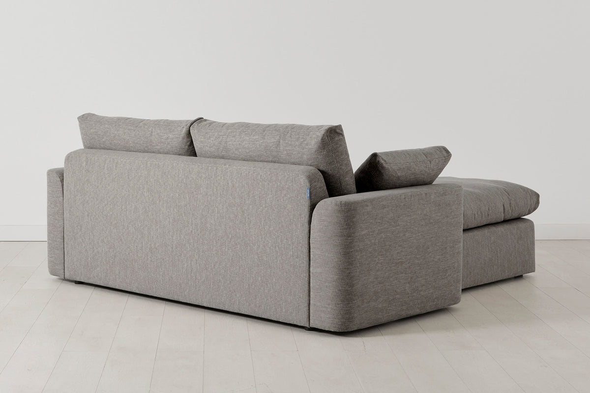 Model 13 2-Seater Right Chaise Sofa, Shadow