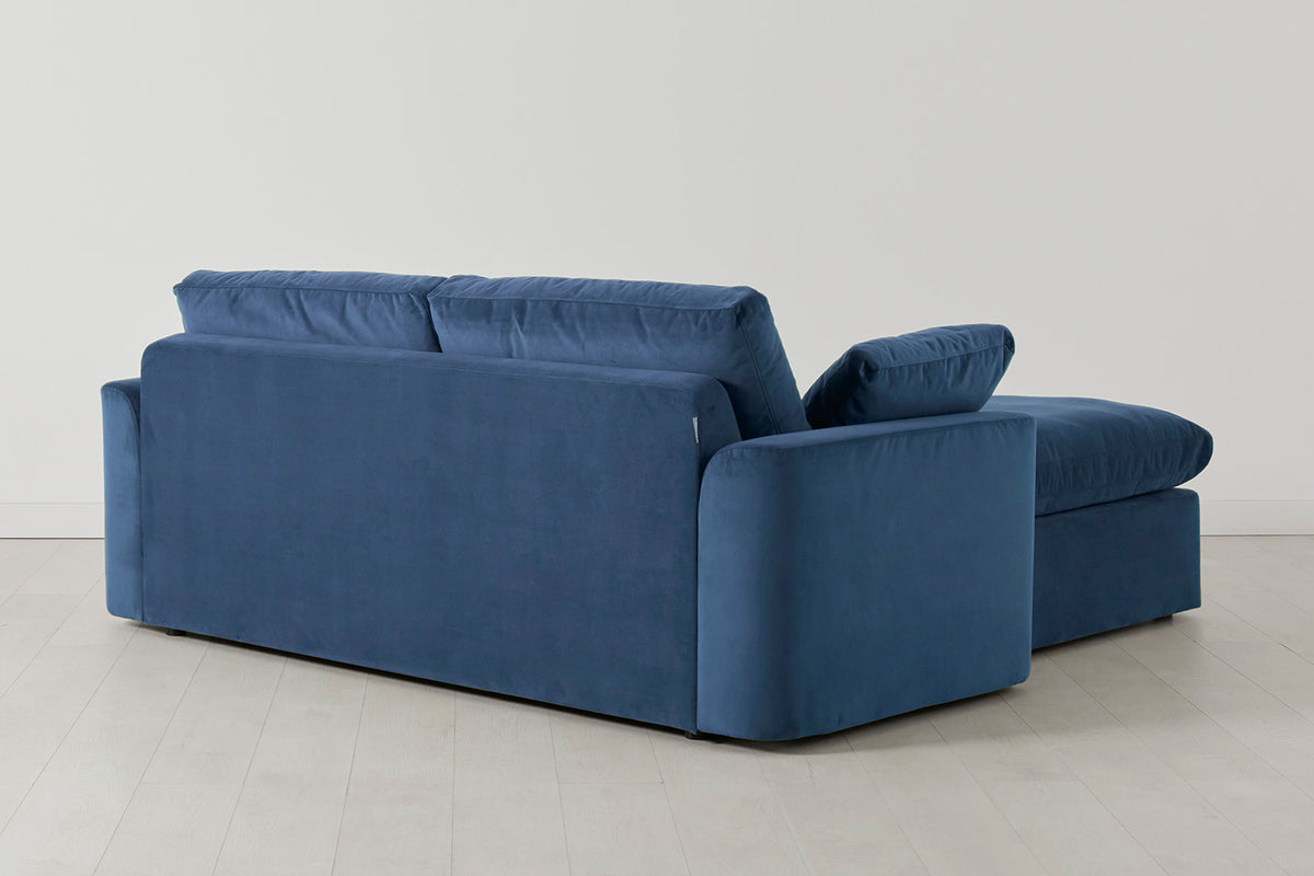 Model 13 2-Seater Right Chaise Sofa, Teal