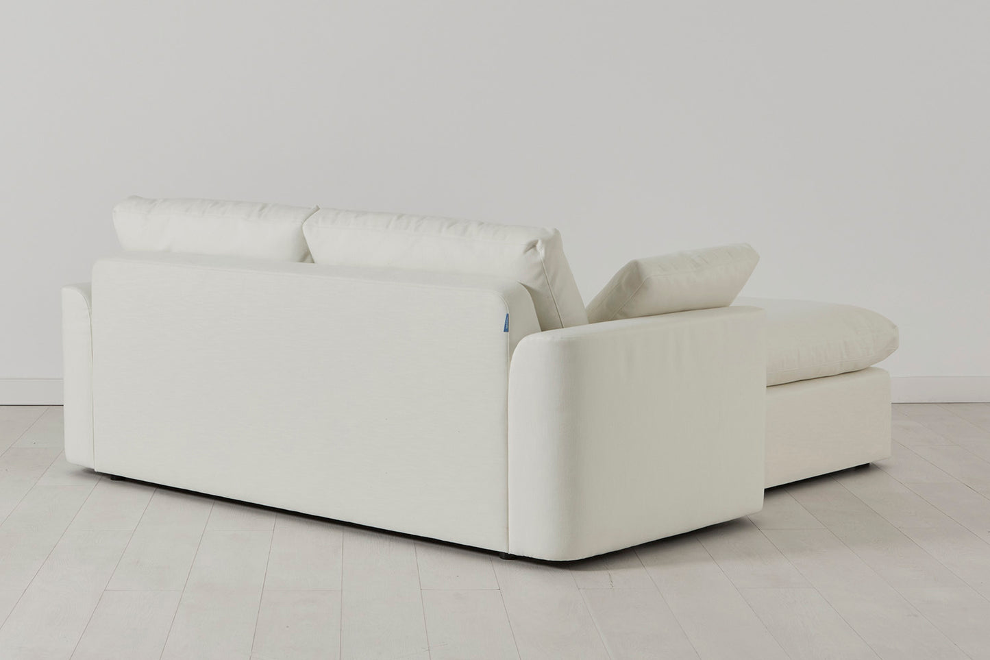 Model 13 2-Seater Right Chaise Sofa, White