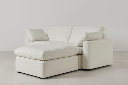Model 13 2-Seater Right Chaise Sofa, White