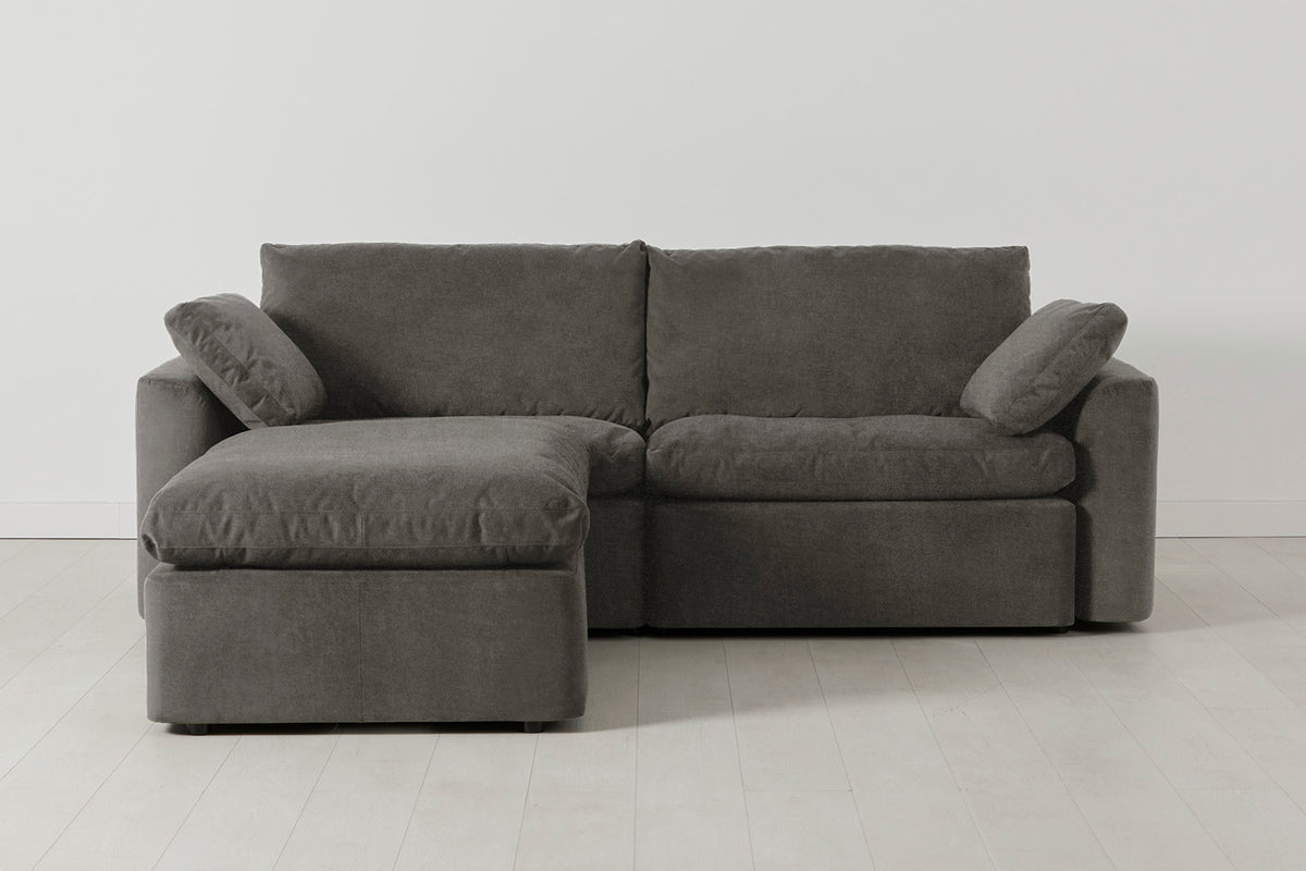 Model 13 3-Seater Left Chaise Sofa, Mink