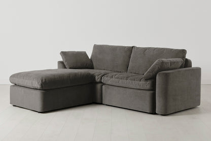 Model 13 3-Seater Left Chaise Sofa, Mink