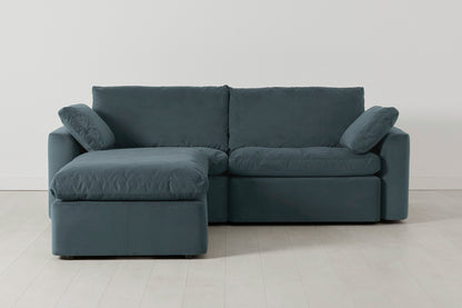Model 13 3-Seater Left Chaise Sofa, Petrol