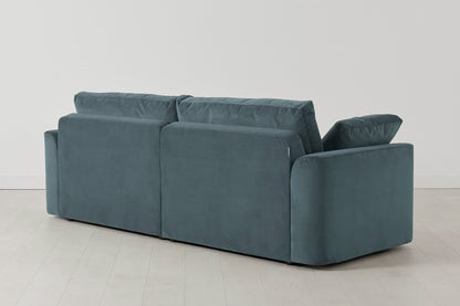 Model 13 3-Seater Left Chaise Sofa, Petrol