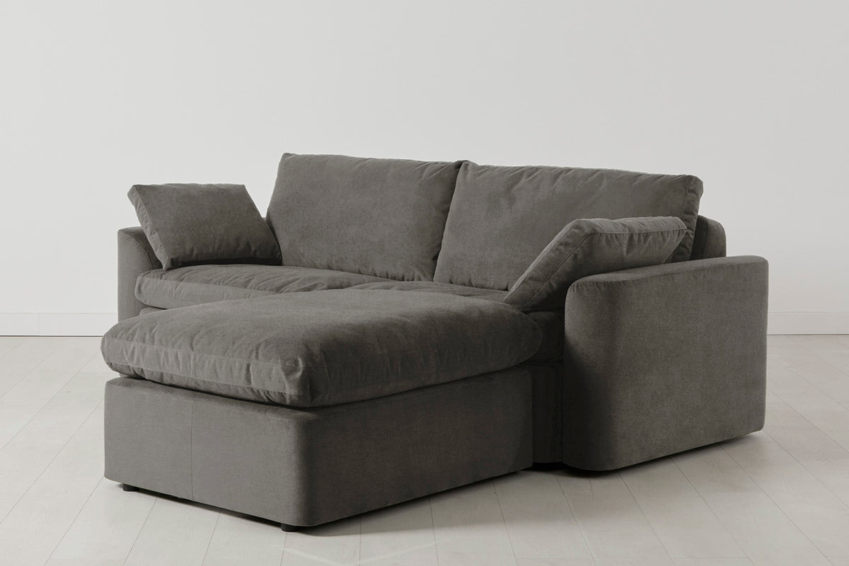 Model 13 3-Seater Sofa with Ottoman, Mink