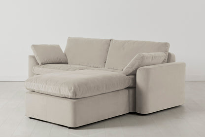 Model 13 3-Seater Right Chaise Sofa, Bone