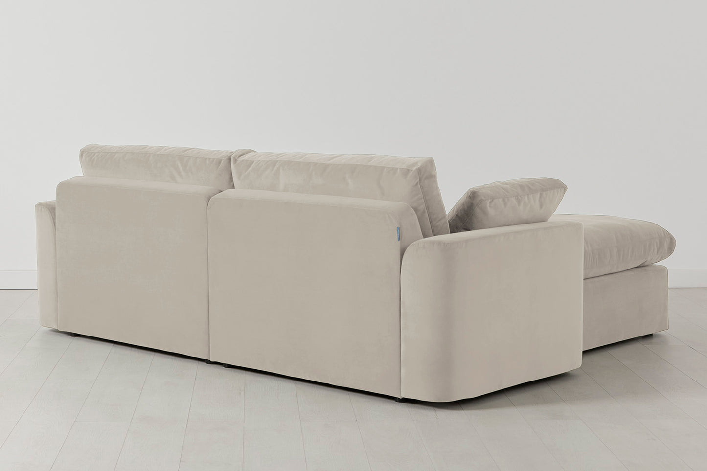 Model 13 3-Seater Right Chaise Sofa, Bone