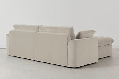 Model 13 3-Seater Right Chaise Sofa, Bone