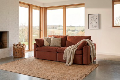 Model 13 3-Seater Sofa, Brick