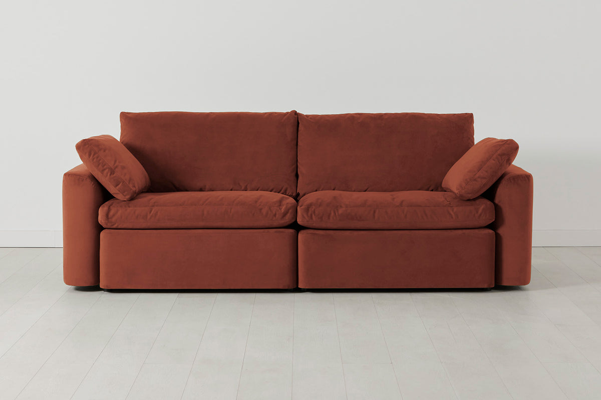 Model 13 3-Seater Sofa, Brick