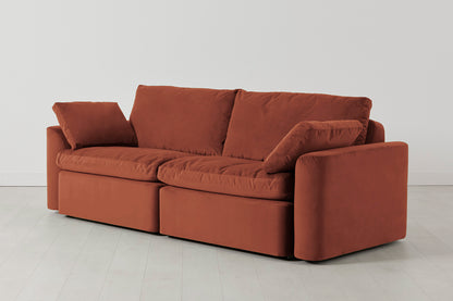 Model 13 3-Seater Sofa, Brick