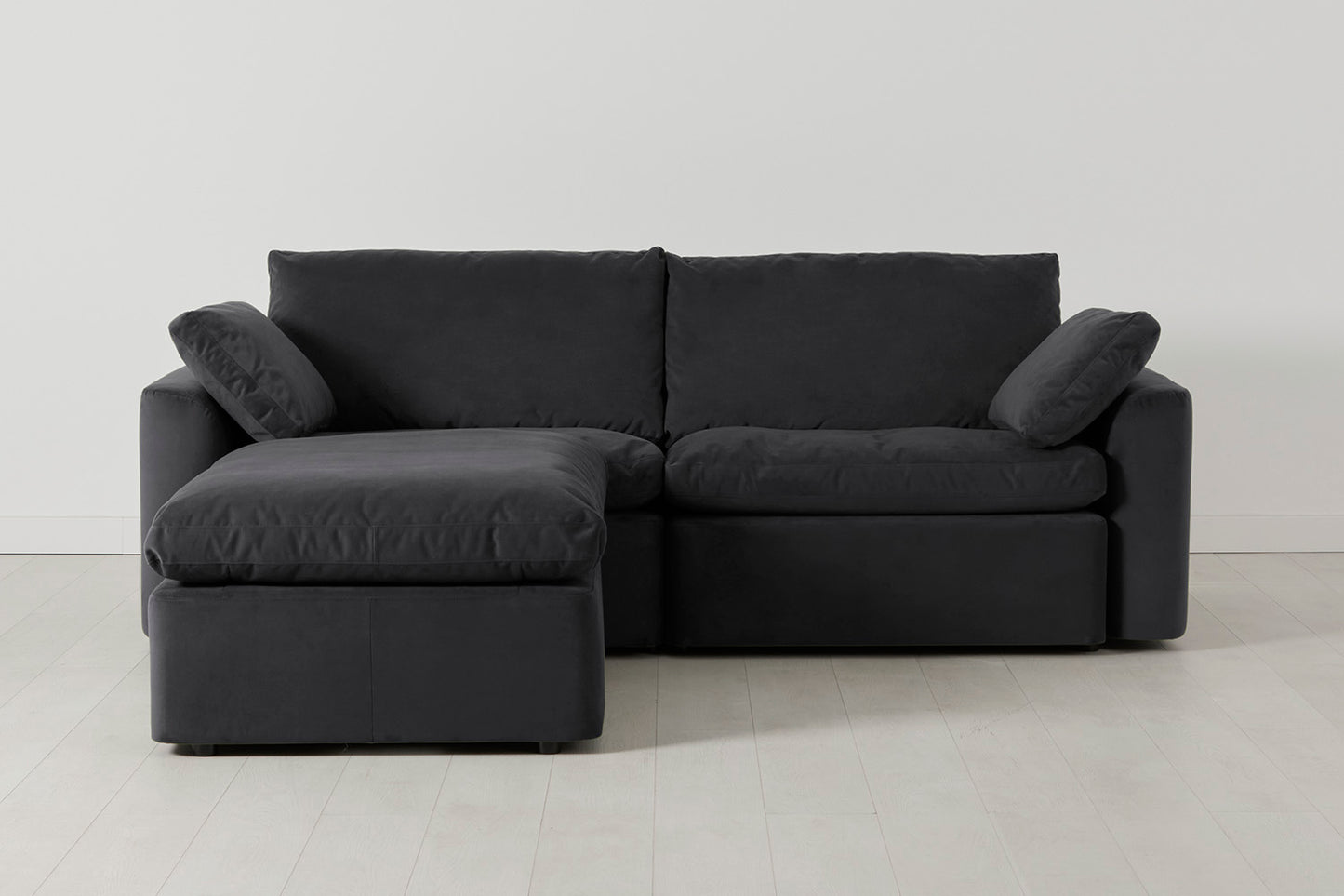 Model 13 3-Seater Left Chaise Sofa, Charcoal
