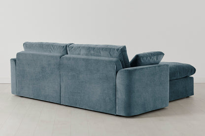 Model 13 3-Seater Right Chaise Sofa, Hydro