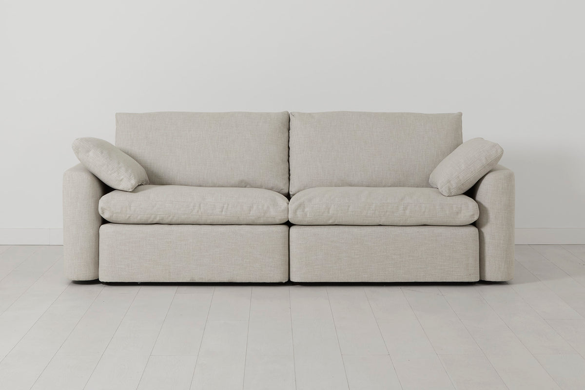 Model 13 3-Seater Sofa, Parchment