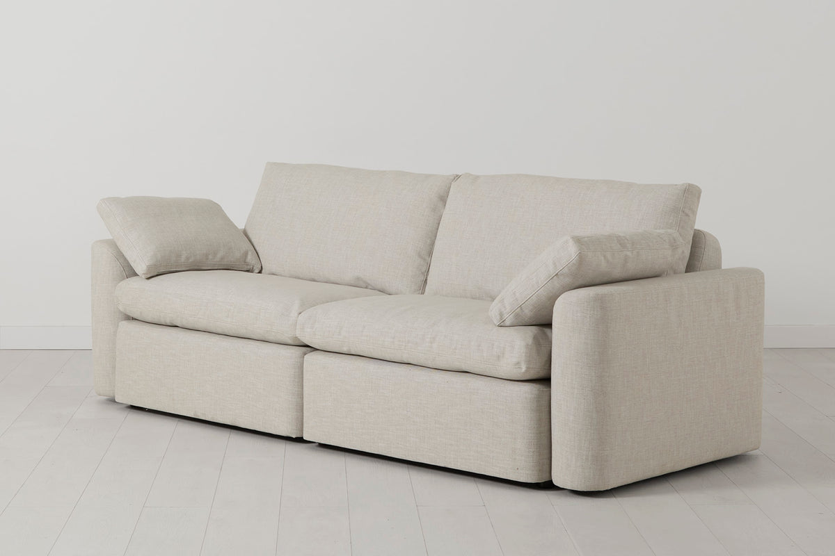 Model 13 3-Seater Sofa, Parchment