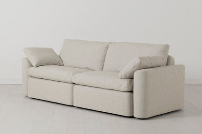 Model 13 3-Seater Sofa, Parchment