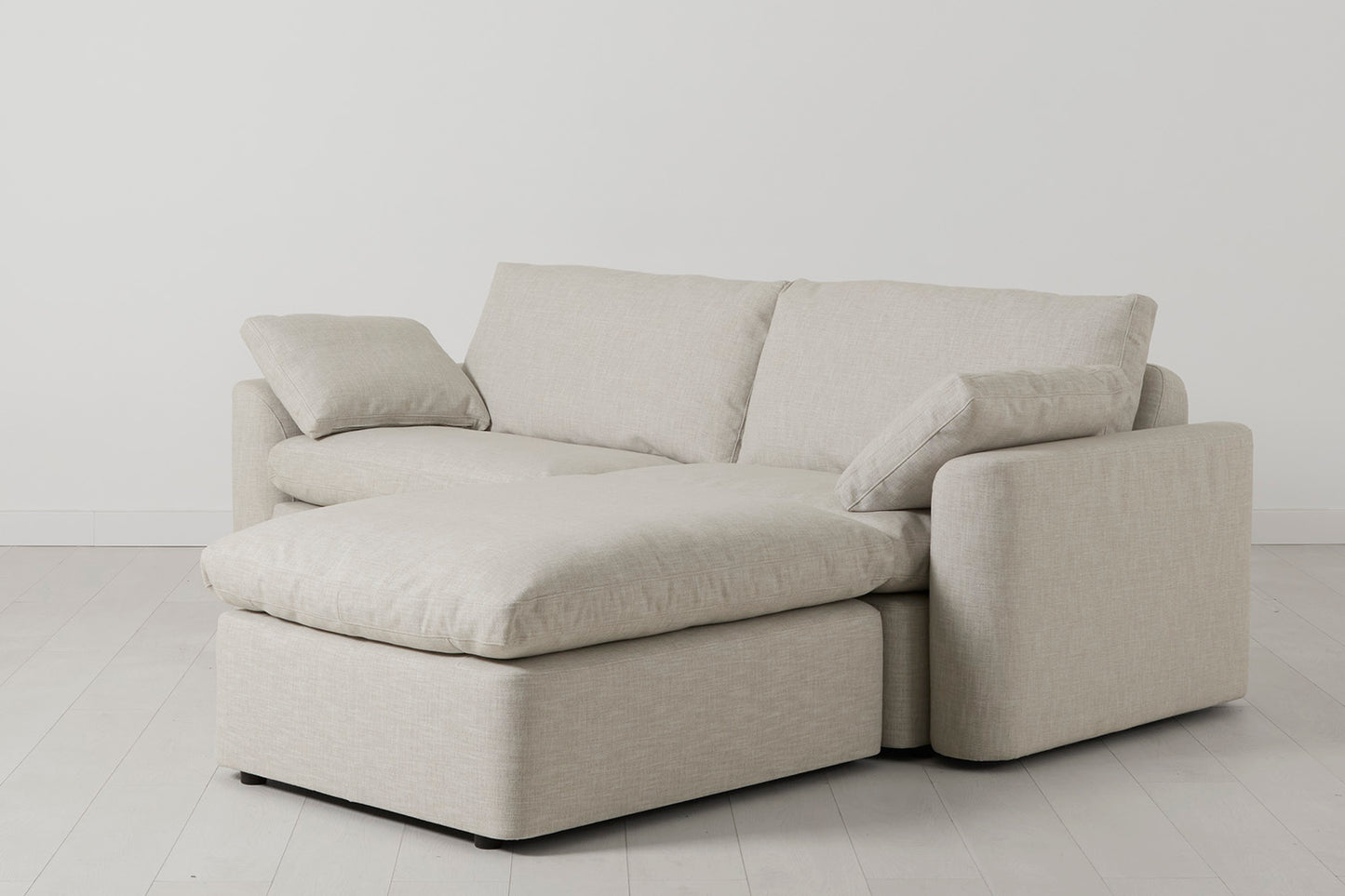 Model 13 3-Seater Right Chaise Sofa, Parchment