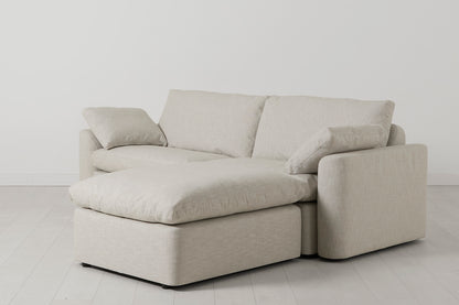 Model 13 3-Seater Right Chaise Sofa, Parchment