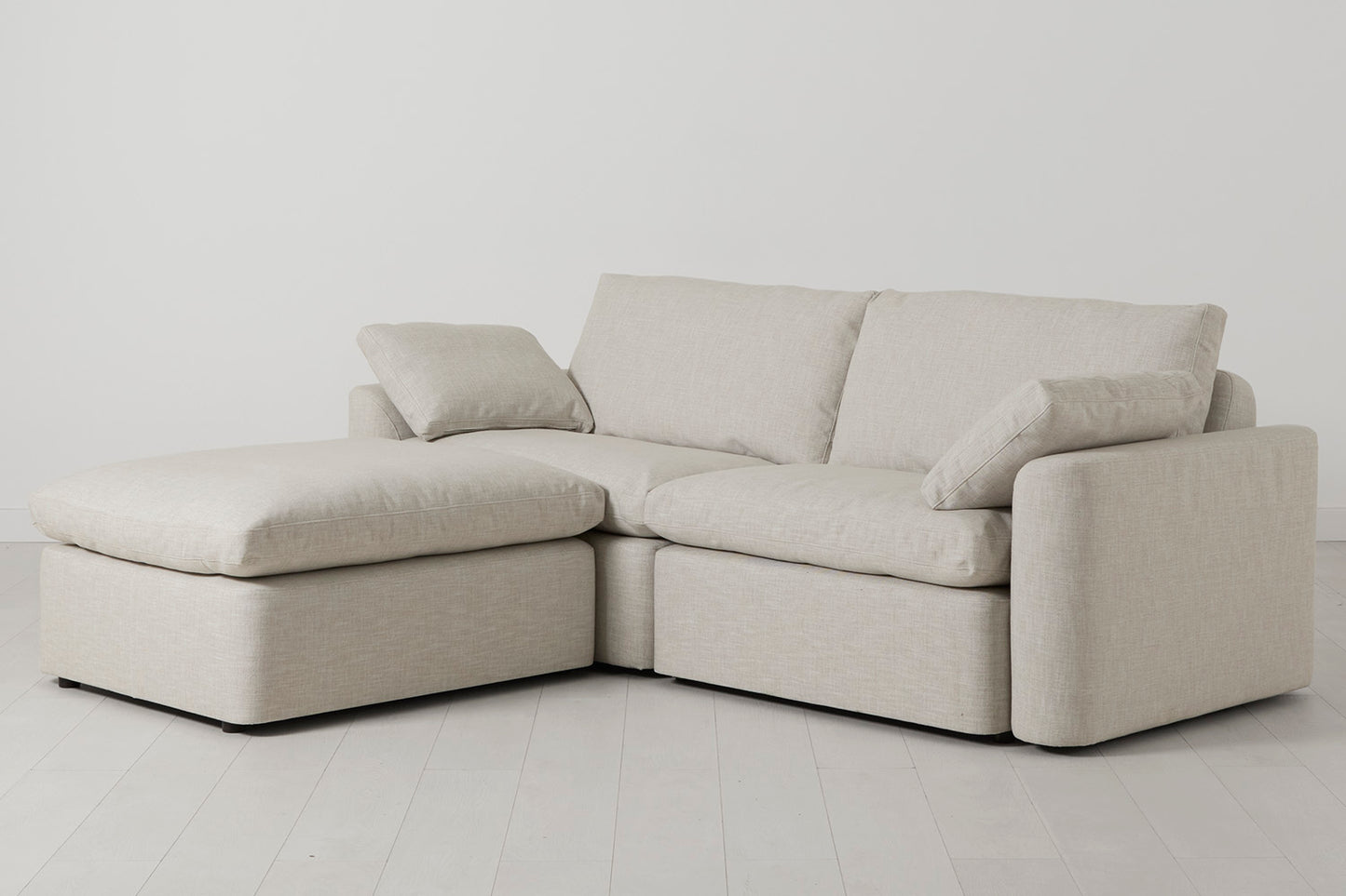 Model 13 3-Seater Left Chaise Sofa, Parchment