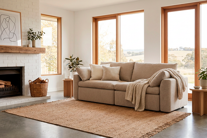 Model 13 3-Seater Sofa, Pumice