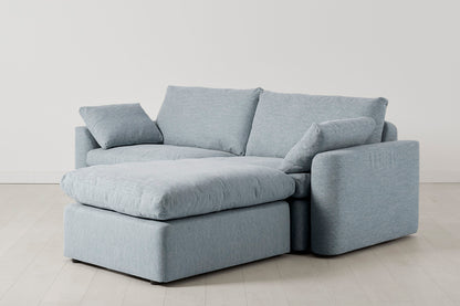 Model 13 3-Seater Right Chaise Sofa, Seaglass
