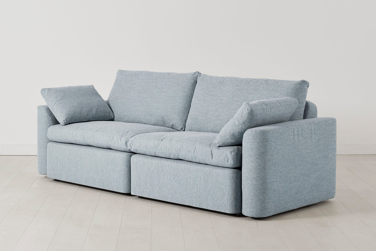 Model 13 3-Seater Sofa, Seaglass