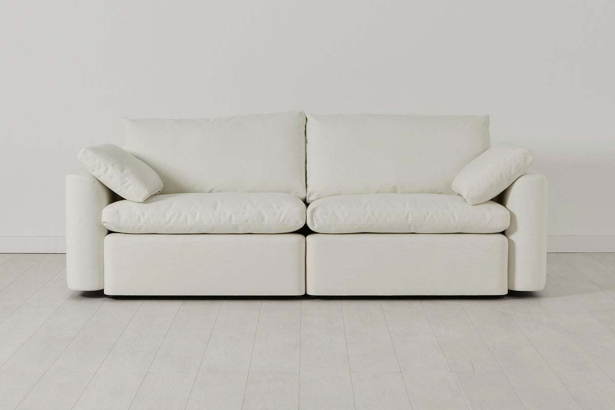 Model 13 3-Seater Sofa, White