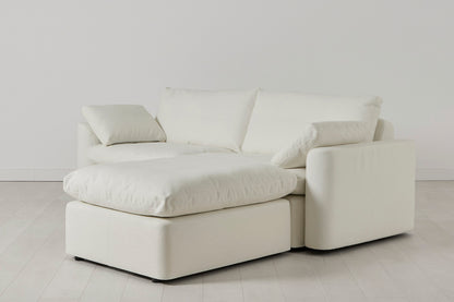 Model 13 3-Seater Right Chaise Sofa, White