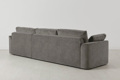 Model 13 4-Seater Left Chaise Sofa, Mink