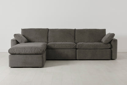 Model 13 4-Seater Left Chaise Sofa, Mink