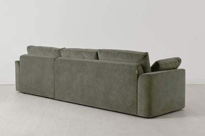 Model 13 4-Seater Left Chaise Sofa, Pine
