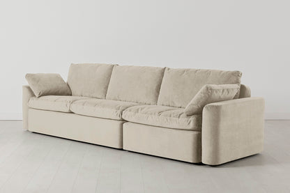 Model 13 4-Seater Sofa, Flax