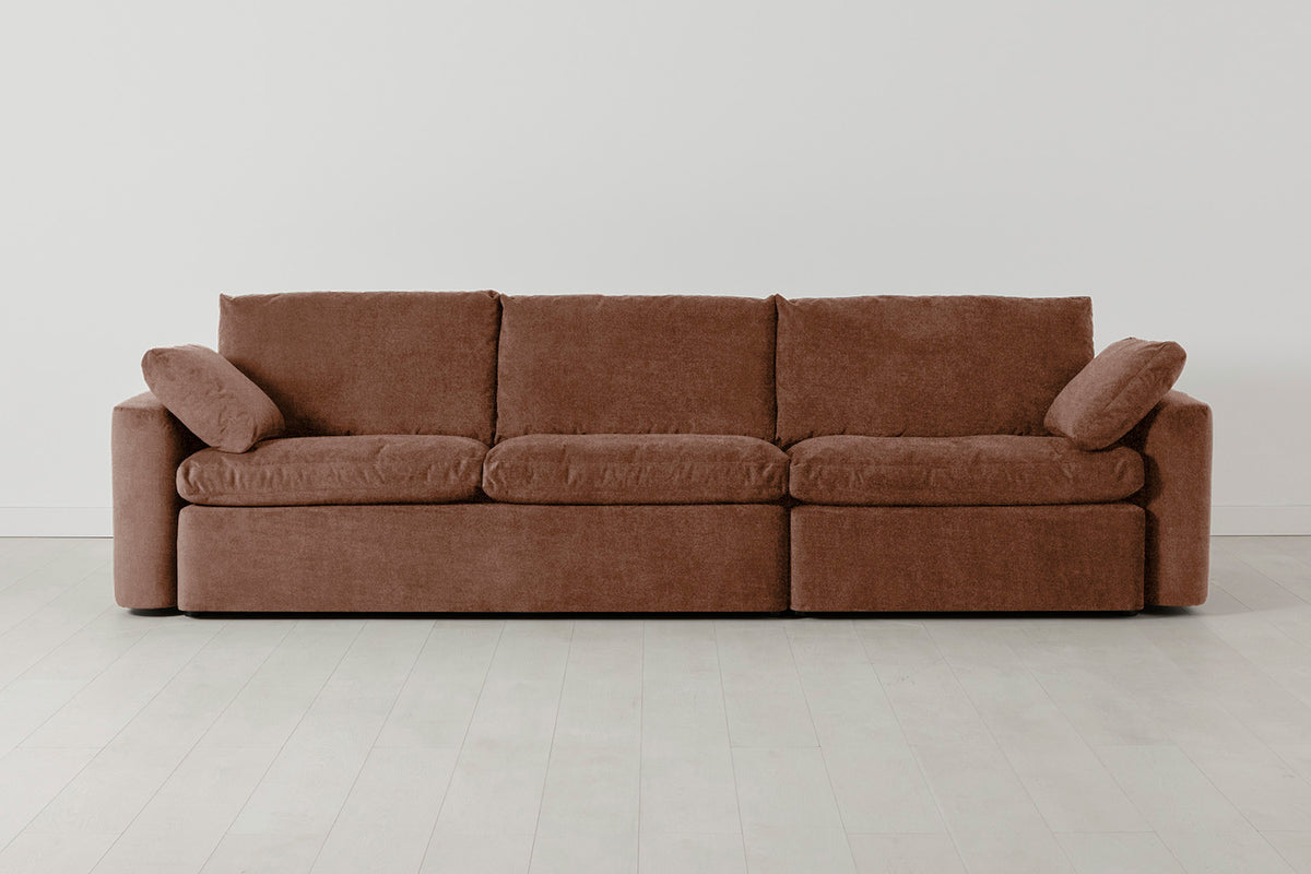 Model 13 4-Seater Sofa, Russet