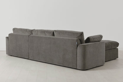 Model 13 4-Seater Sofa with Ottoman, Mink