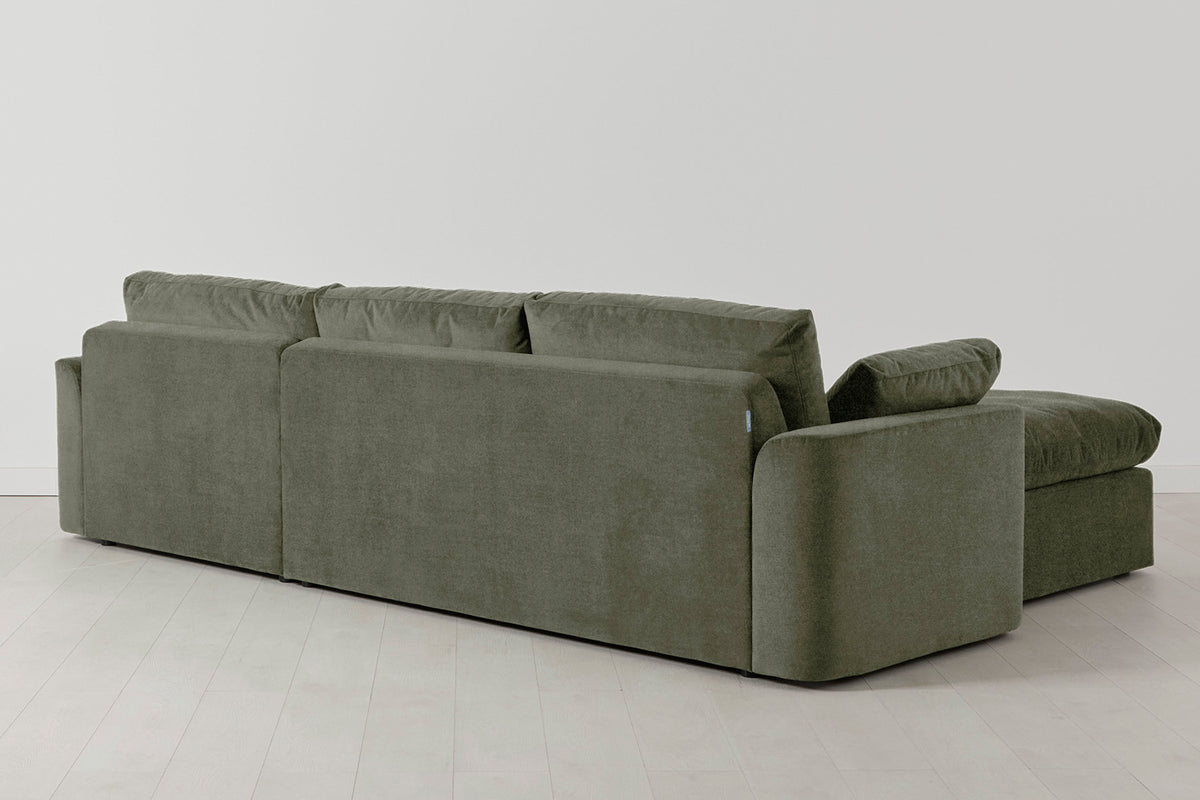 Model 13 4-Seater Sofa with Ottoman, Pine