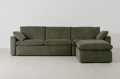 Model 13 4-Seater Sofa with Ottoman, Pine