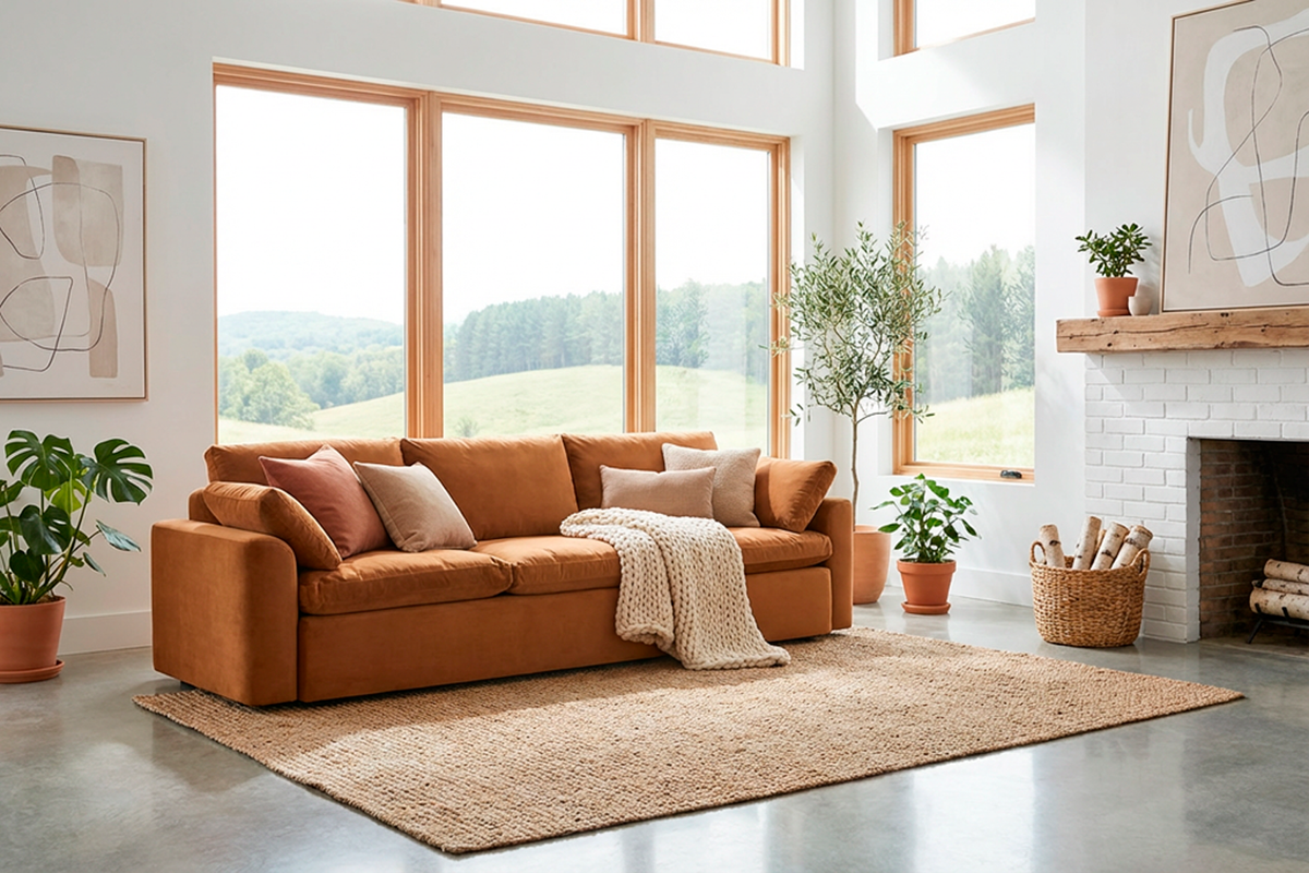 Model 13 4-Seater Sofa, Bronze