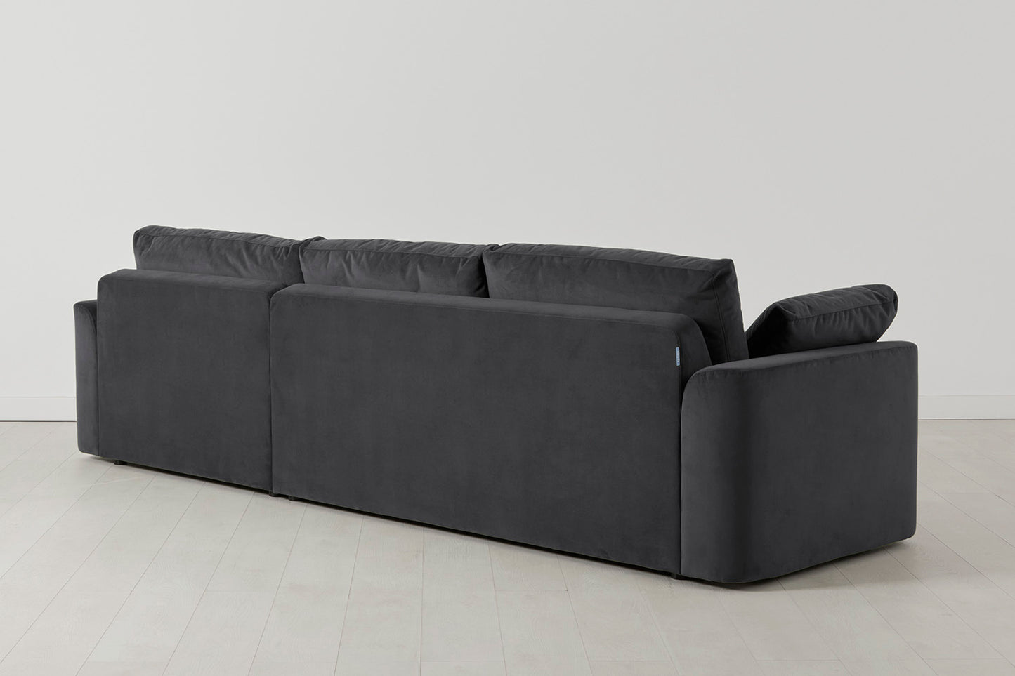 Model 13 4-Seater Left Chaise Sofa, Charcoal