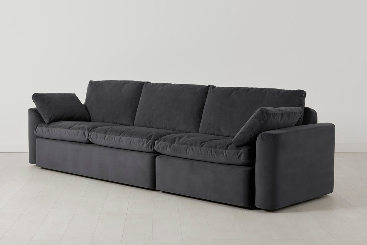 Model 13 4-Seater Sofa, Charcoal