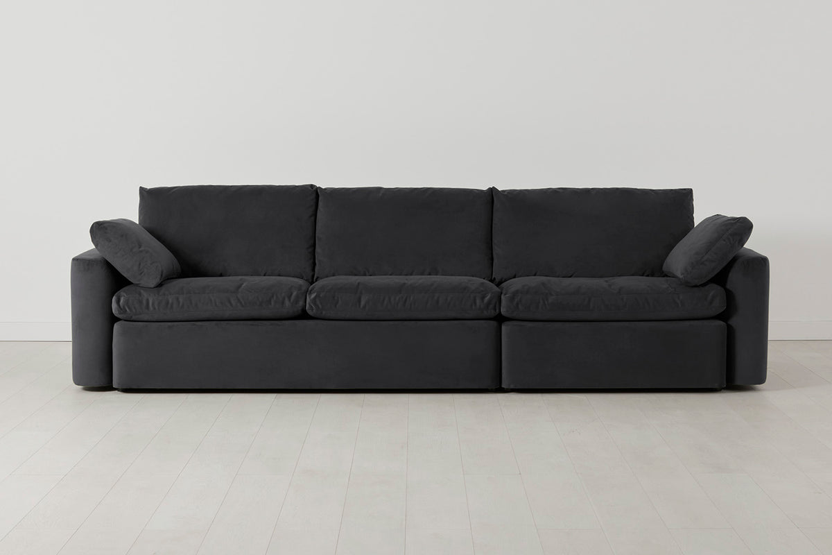Model 13 4-Seater Sofa, Charcoal