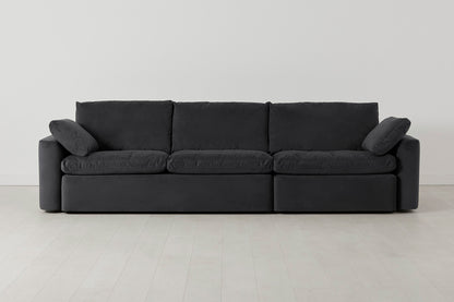 Model 13 4-Seater Sofa, Charcoal
