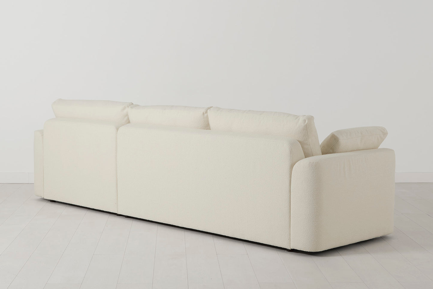 Model 13 4-Seater Sofa with Ottoman, Ivory