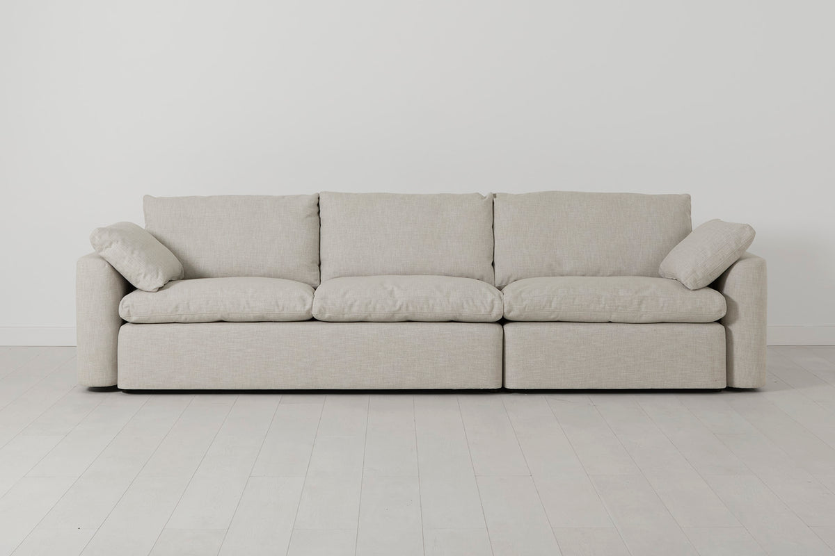 Model 13 4-Seater Sofa, Parchment