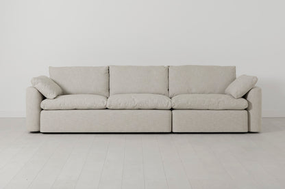Model 13 4-Seater Sofa, Parchment